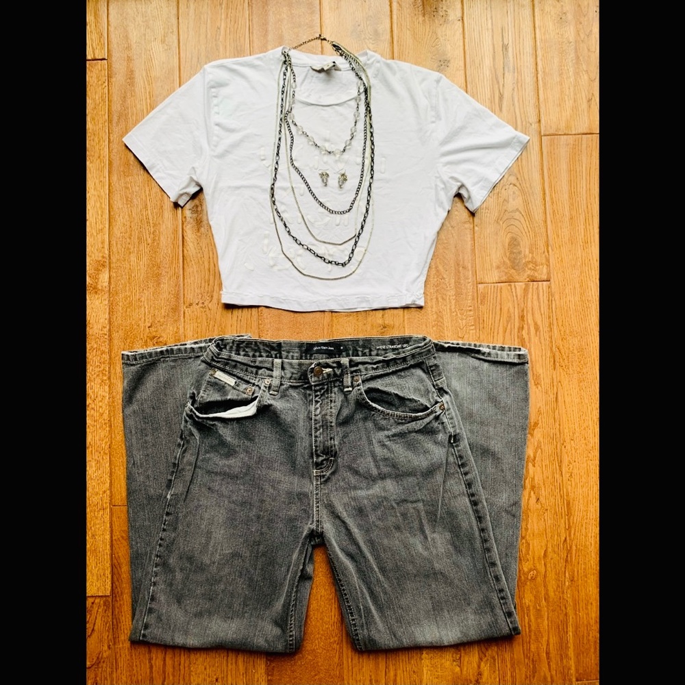Vintage Calvin Klein Crop Top